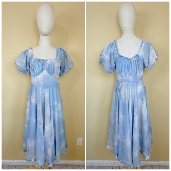 Selkie NWOT Head In The Clouds Nightie Dress / Medium - Picture 4 of 6